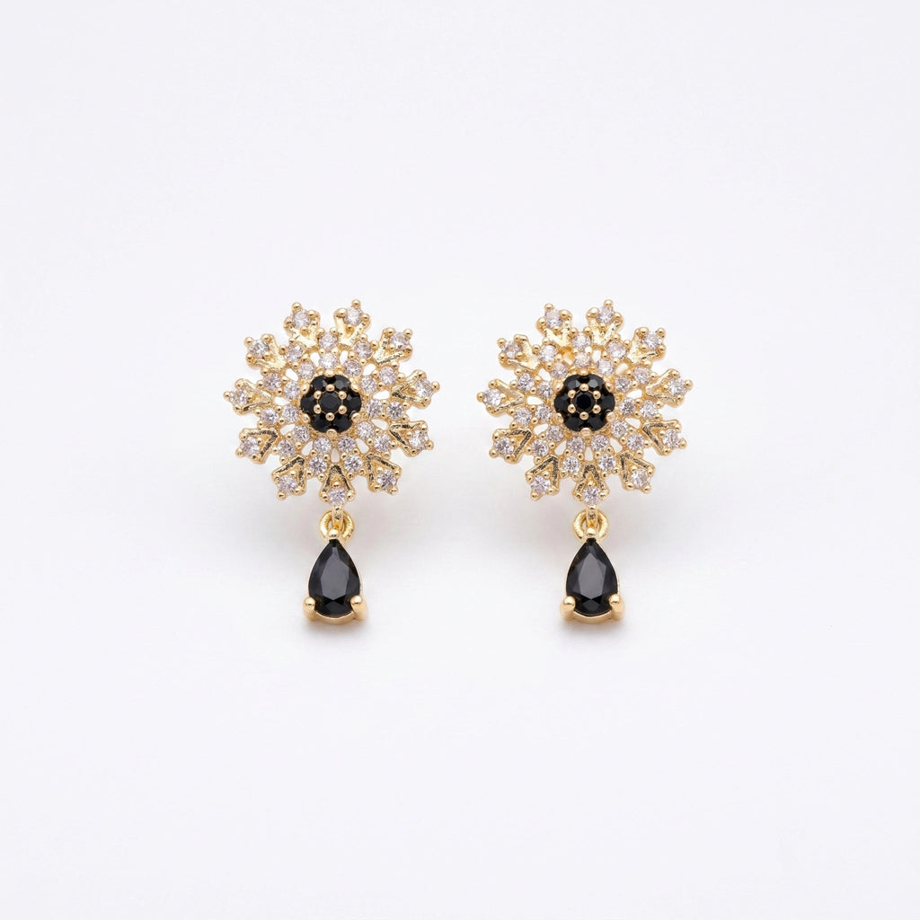 Noir Bloom Earring