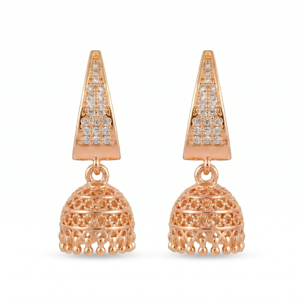 Gulnaar Crystal Jhumka