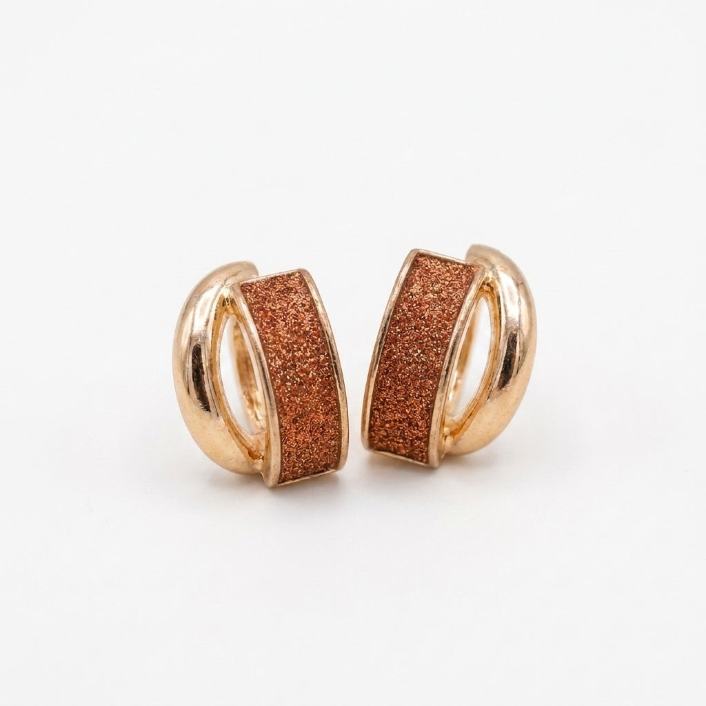 Sandstone Luxe Hoops