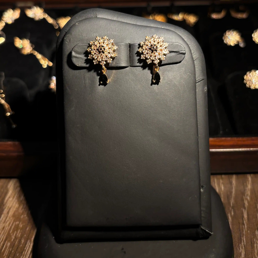 Noir Bloom Earring
