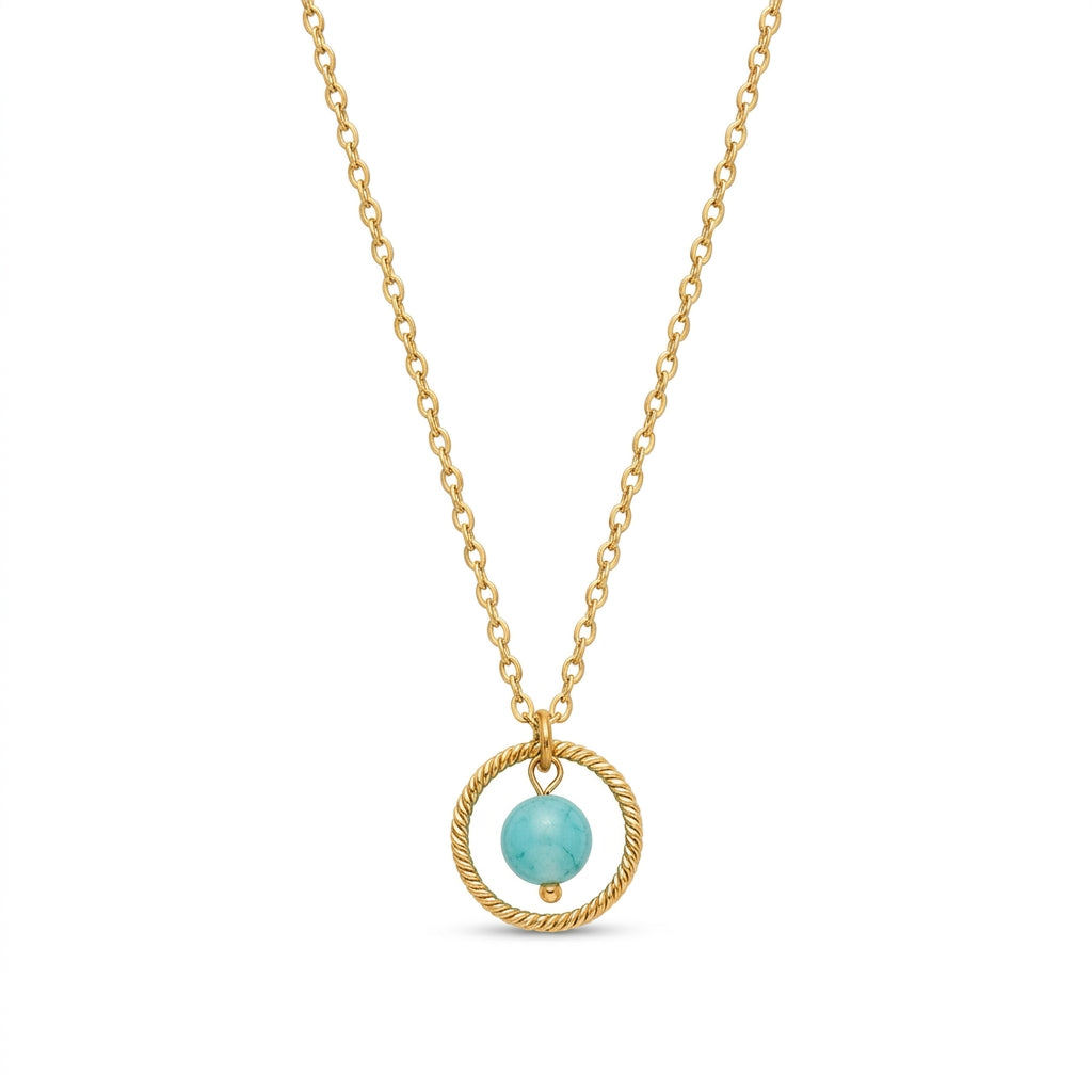 Turquoise Orbit Necklace