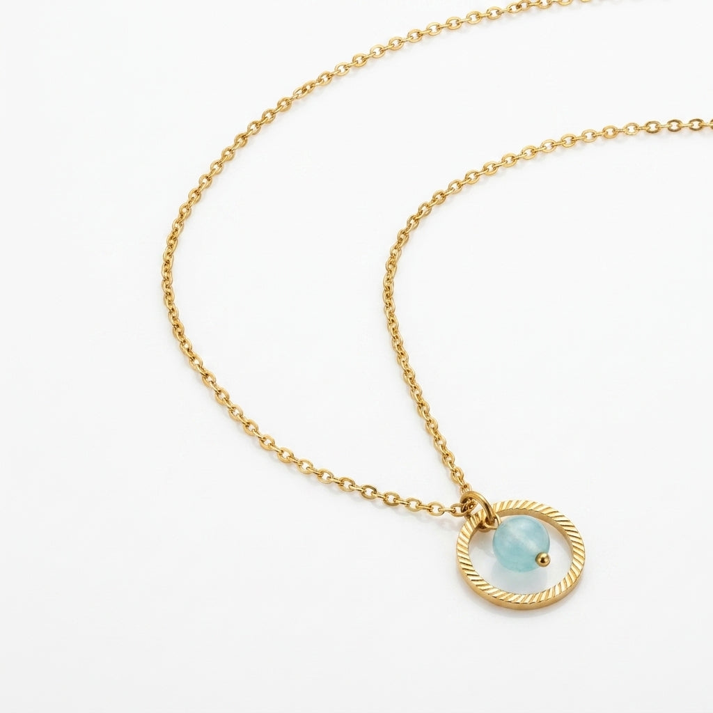 Turquoise Orbit Necklace