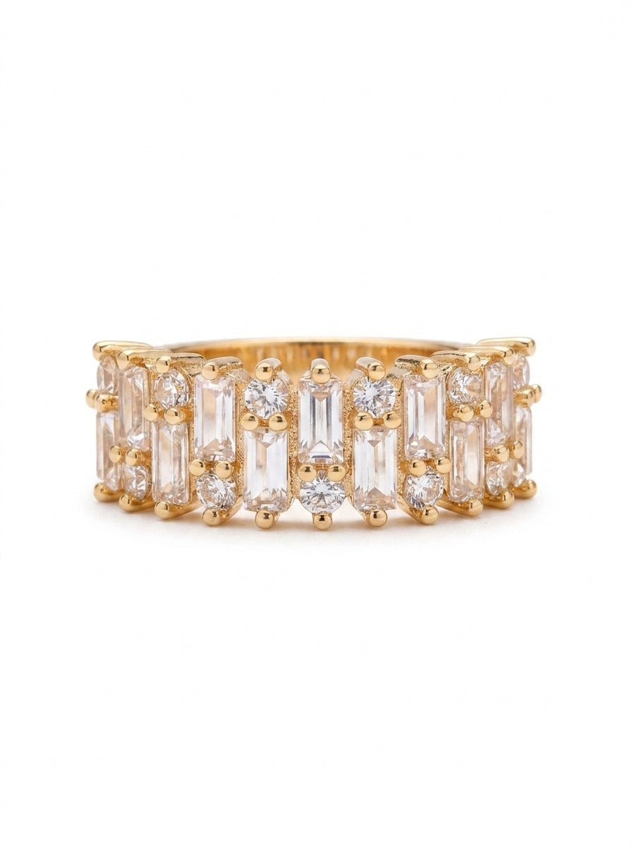 Aurelia Baguette Adjustable Ring SUUNAAR