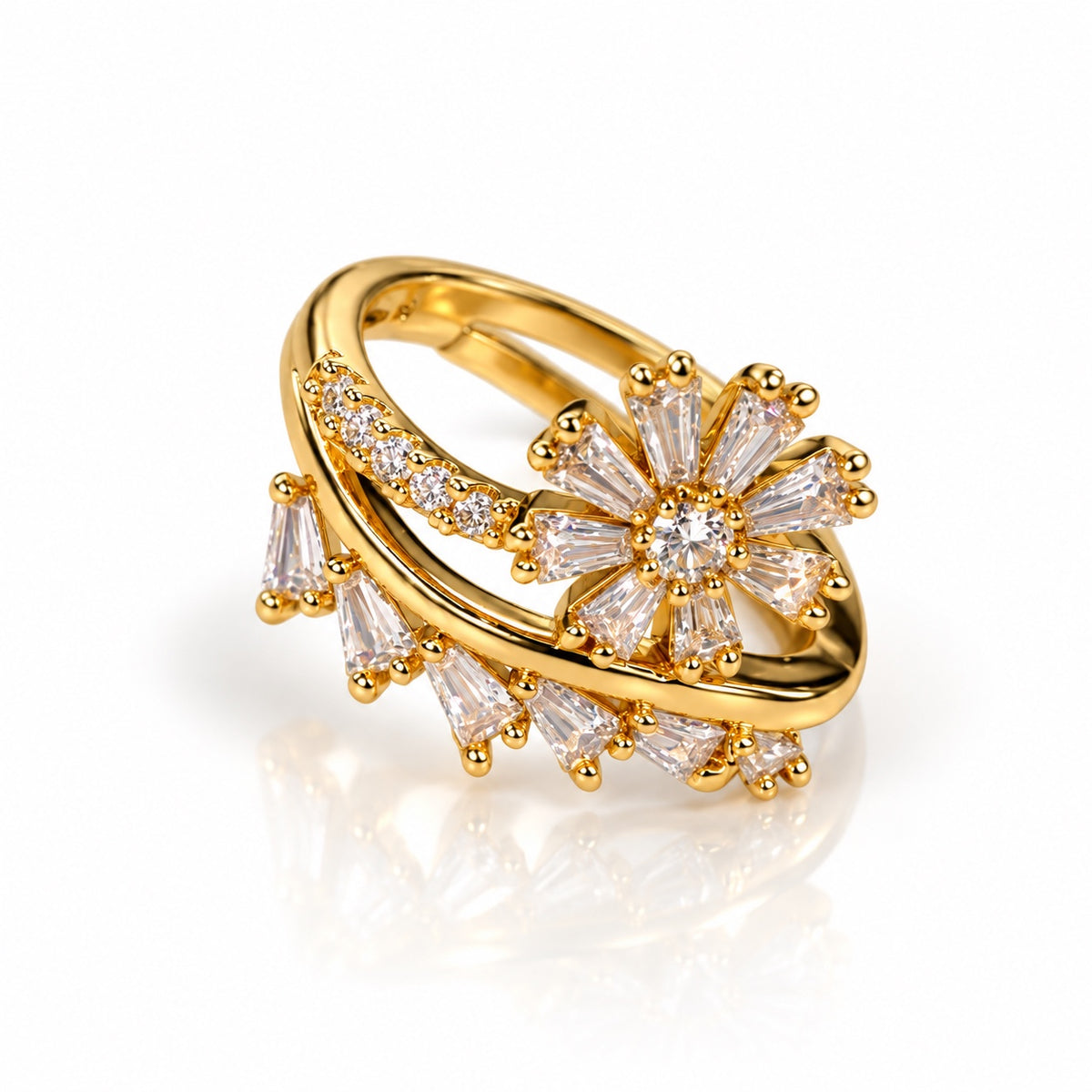 Fleur Eclat Adjustable Ring SUUNAAR