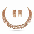 Crystal Choker Necklace Set