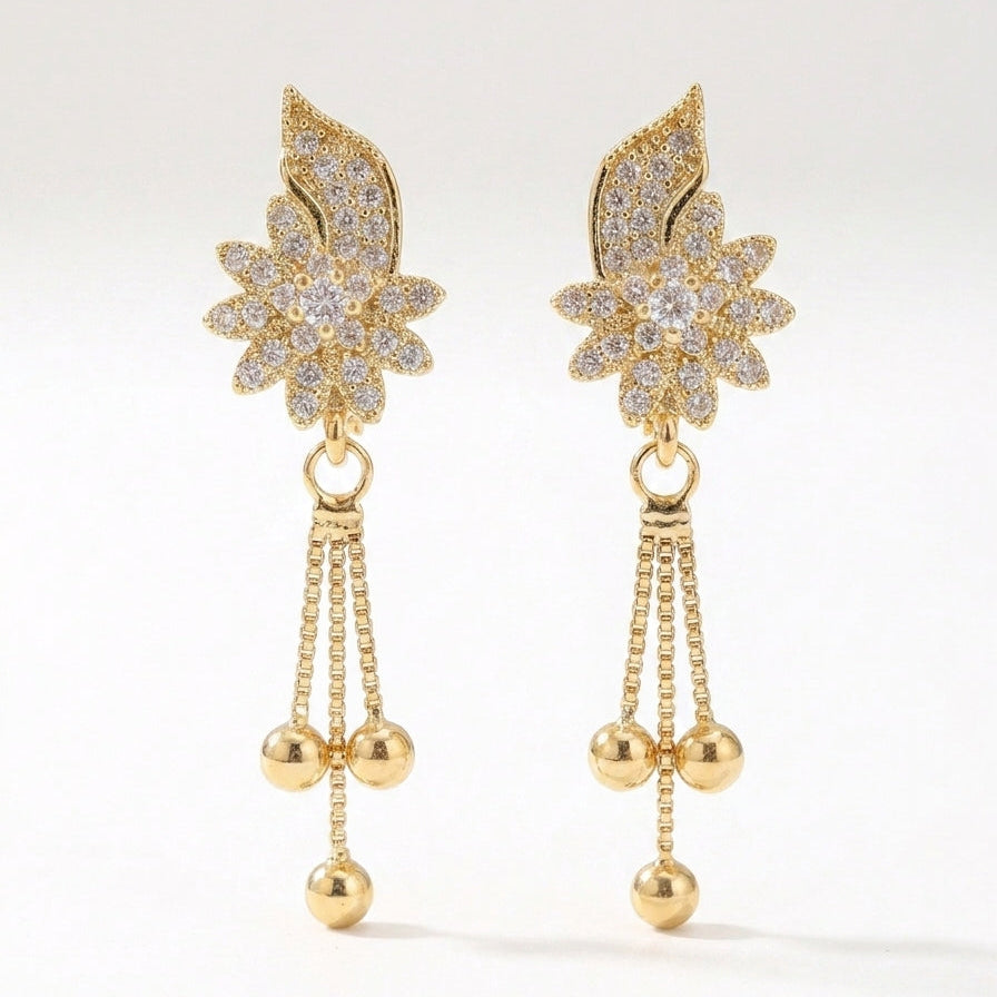 Ruby Petal Earring