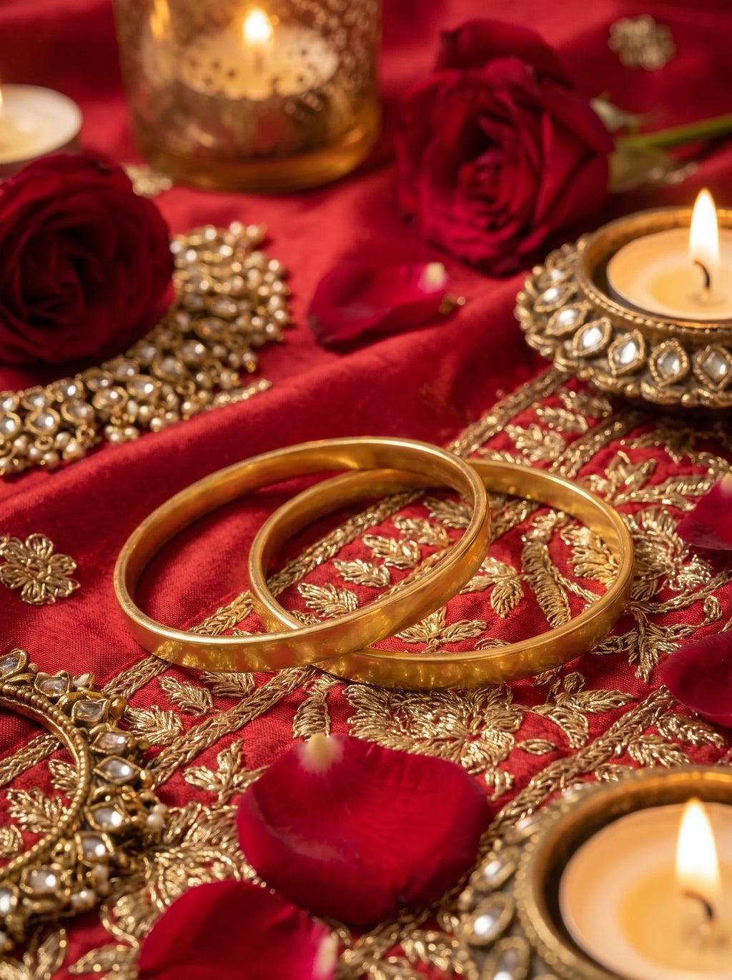 Mehr Gold Bangle Set detail view