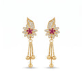 Ruby Petal Earring